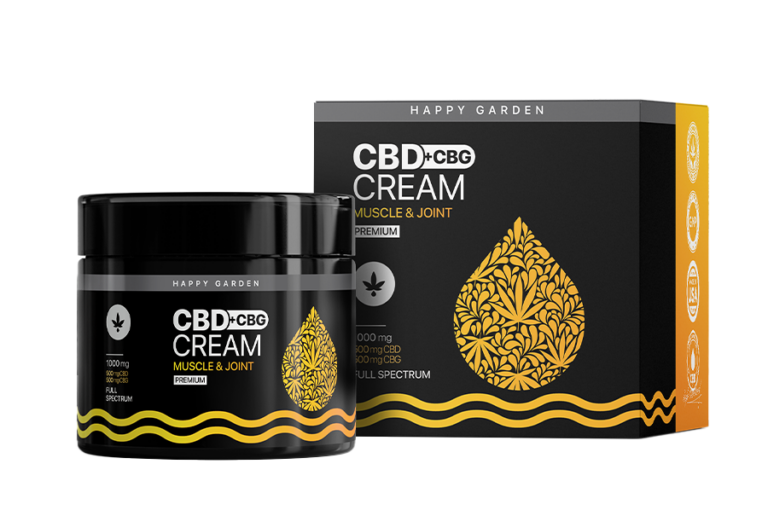 תמונת מוצר קרם CBG & CBD לכאבי שרירים מפרקים ודלקות